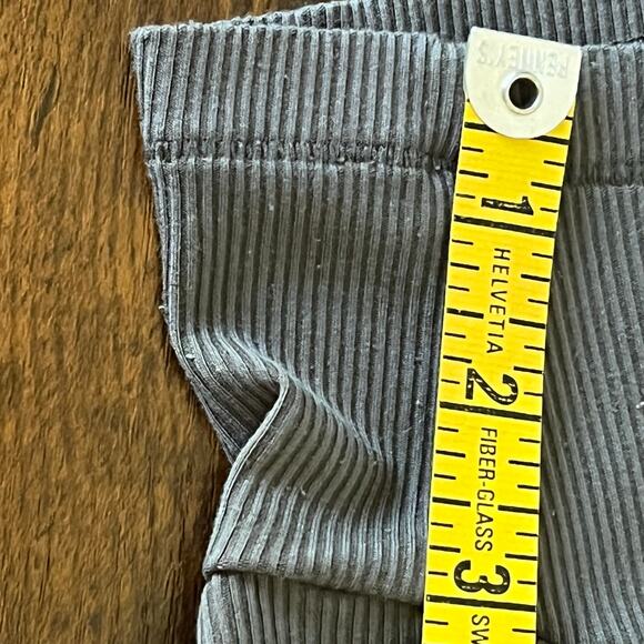 Skims Gray Ribbed Boxers Size Medium - Picture 10 of 10